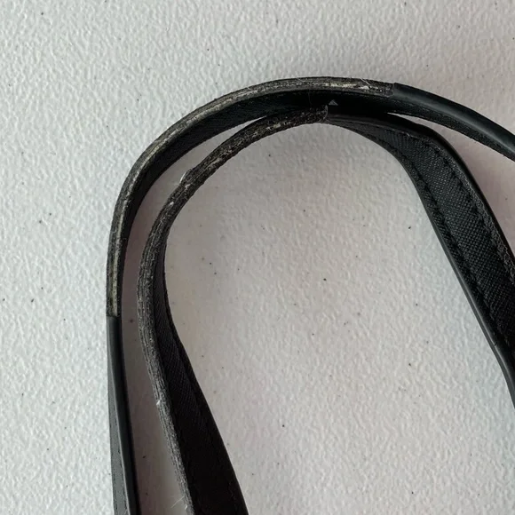 Tory Burch York Buckle Leather Tote Black Large - Picture 9 of 9